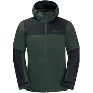 Comparateur de prix : Jack Wolfskin Veste imperméable Jasper Ins noir XL