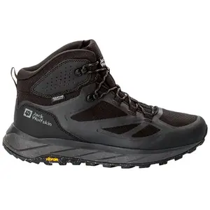 Chaussures de Randonnée Jack Wolfskin Terraventure Texapore Mid Noir pas cher