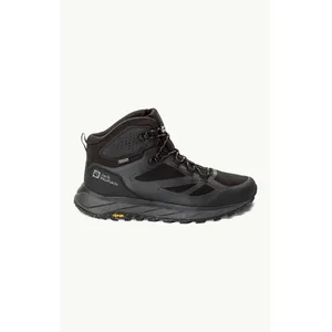 Chaussures de Randonnée Jack Wolfskin Terraventure Texapore Mid Noir pas cher