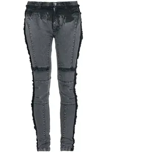 Comparateur de prix : Jean  de Rock Rebel by EMP - Megan - W27L32 à W31L32 - pour Femme - gris W27L32