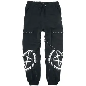 Pantalon en toile Gothic de Gothicana by EMP - Bas de Joggng avec Poch...