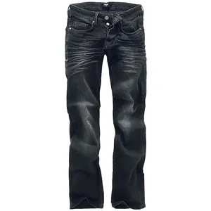 Black Premium by EMP Homme Un Jean Noir avec Une Coupe Boot W30L34