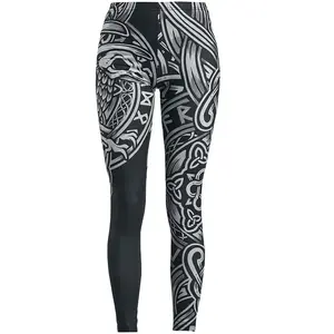Legging  de Black Premium by EMP - Leggings Noir Imprimé Celtique - S à 5XL - pour Femme - noir 4XLVendu paremp