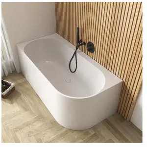 rivea Maila corner Baignoire d angle pour systèmes de vidage et de tro...