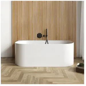 rivea Maila straight Baignoire murale L : 166 l : 80 cm, BR0064WH,