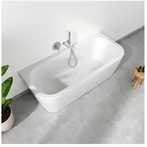 evineo ineo2 Baignoire murale L : 180 l : 80 cm, BE4006WH, pas cher