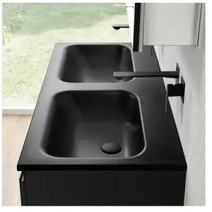 rivea Dia Plan vasque ultra plat l : 121 H : 14,2 P : 51,5 cm, BR0057B...