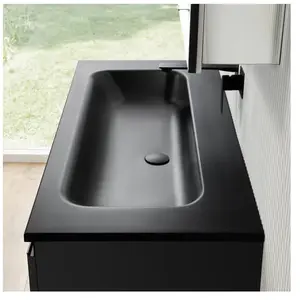 rivea Dia Plan vasque ultra plat l : 121 H : 2 P : 51,5 cm, BR0056BM,