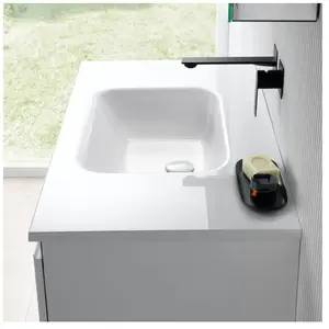 rivea Dia Plan vasque ultra plat l : 101 H : 2 P : 51,5 cm, BR0055WH,