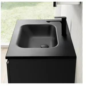 rivea Dia Plan vasque ultra plat l : 81 H : 2 P : 51,5 cm, BR0049BM,