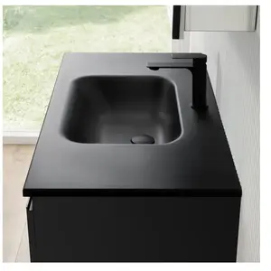 rivea Dia Plan vasque ultra plat l : 101 H : 2 P : 51,5 cm, BR0050BM,