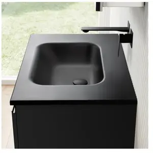 rivea Dia Plan vasque ultra plat l : 81 H : 2 P : 51,5 cm, BR0054BM,