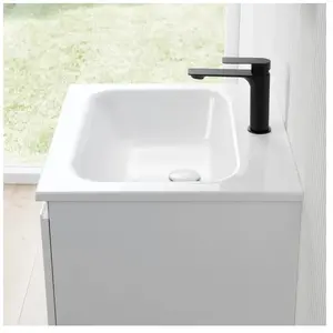 rivea Dia Plan vasque ultra plat l : 61 H : 2 P : 51,5 cm, BR0048WH,