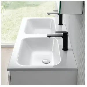 rivea Dia Plan vasque ultra plat l : 121 H : 14,2 P : 51,5 cm, BR0052W... pas cher