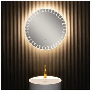 neoro n80 Miroir design Ø 60 cm avec éclairage sur le pourtour, direct...Vendu parreuter