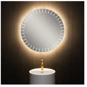 neoro n80 Miroir design Ø 80 cm avec éclairage sur le pourtour, direct...Vendu parreuter