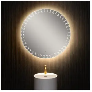 neoro n80 Miroir design Ø 100 cm avec éclairage sur le pourtour, direc...Vendu parreuter