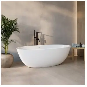 rivea Malie Baignoire en îlot L : 160 l : 78 H : 50 cm, avec surface f...Vendu parreuter