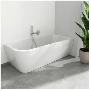 evineo ineo2 Baignoire d angle pour systèmes de vidage et de trop-plei... pas cher