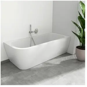 evineo ineo2 Baignoire d angle pour systèmes de vidage et de trop-plei... pas cher