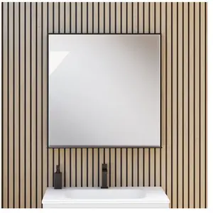 rivea Kanya Miroir avec éclairage l : 80 cm, avec éclairage direct, BR... pas cher