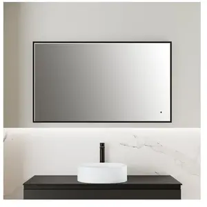 rivea Maila Miroir avec éclairage l : 120 cm, avec cadre contrastant n...Vendu parreuter
