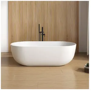 rivea Yara slim Baignoire en îlot L: 178 l: 90 cm, BR0070WM, pas cher