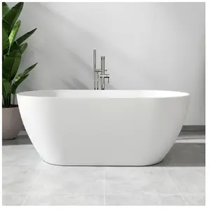 evineo ineo4 Baignoire en îlot L : 170 l : 75 cm, BE4016WM, pas cher
