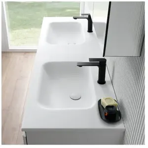 rivea Dia Plan vasque ultra plat l : 161 H : 14,2 P : 51,5 cm, BR0082W...