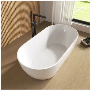 rivea Malie Baignoire en îlot L : 160 l : 80 cm, BR0071WH,