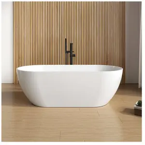 rivea Malie Baignoire en îlot L : 180 l : 80 cm, BR0072WH,