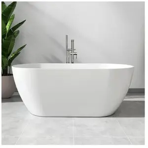 evineo ineo4 Baignoire en îlot L : 170 l : 75 cm, BE4016WH, pas cher