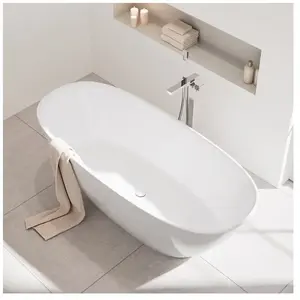 evineo ineo7 Baignoire îlot L : 170 l : 75 H : 57 cm, BE4051WH,