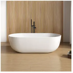 rivea Yara slim Baignoire en îlot L: 178 l: 90 cm, BR0070WH, pas cher