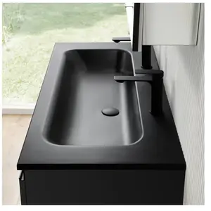 rivea Dia Plan vasque ultra plat l : 121 H : 2 P : 51,5 cm, BR0098BM,