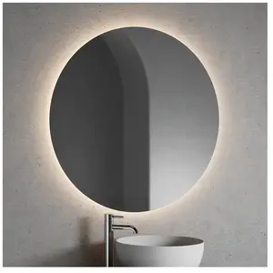 neoro n20 Miroir Ø 100 cm, avec éclairage indirect, BEA034MI, pas cher