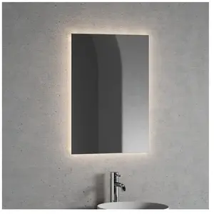 neoro n20 Miroir l : 50 cm, avec éclairage indirect, BEA035MI,Vendu parreuter