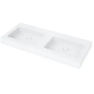 neoro n50 area Lavabo double l : 120,5 P : 51,5 cm, BN0161WM,