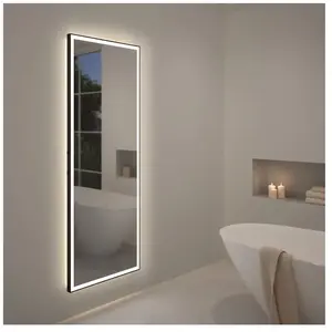 neoro n50 Metal Touch Grand miroir avec éclairage l : 180 cm, éclairag...Vendu parreuter