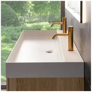 neoro n50 cube Plan vasque l : 120,5 P : 51,5 cm, BN0141WM,
