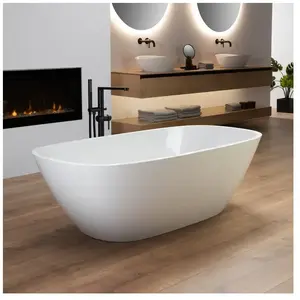 rivea Malie Baignoire en îlot L : 160 l : 75 H : 48 cm, avec surface f...Vendu parreuter