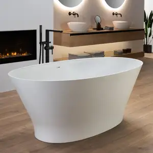 rivea Izumi Baignoire en îlot L : 168 l : 81 H : 60,5 cm, avec surface...