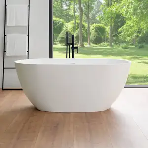 rivea Malie Baignoire en îlot L : 150 l : 74 H : 60 cm, avec surface f...