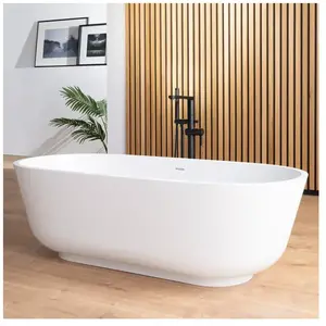 rivea Izumi Baignoire en îlot L : 158 l : 73 H : 49,5 cm, avec surface...