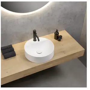 rivea Kanya Vasque à poser Ø 40 H : 12,2 cm, avec surface facile à net...