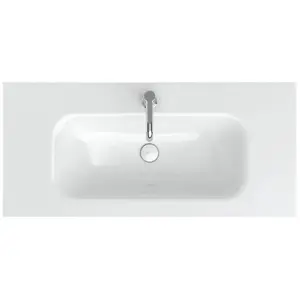 neoro n50T46 soft Vasque ultra plate à encastrer l : 100,5 P : 46 cm, BN0060WH, pas cher