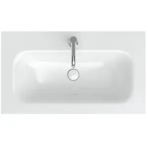 neoro n50T46 soft Vasque ultra plate à encastrer l : 80,5 P : 46 cm, BN0059WH,
