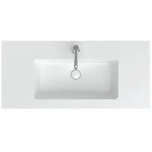 neoro n50T46 edge Vasque ultra plate à encastrer l : 100,5 P : 46 cm, BN0056WH,