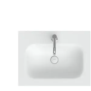 neoro n50T46 soft Plan vasque ultra plat l : 60,5 P : 46 cm, BN0058WM,