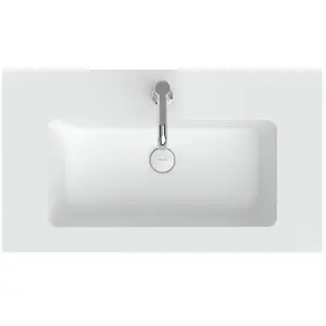 neoro n50T46 edge Vasque ultra plate à encastrer l : 80,5 P : 46 cm, BN0055WM,